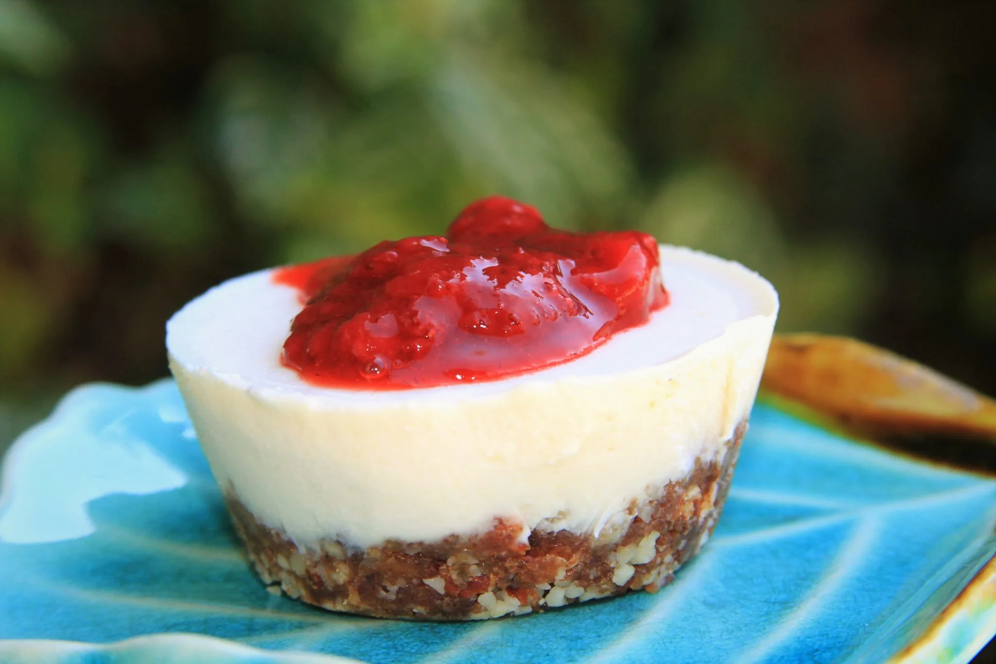 Cheesecake saudável sem glúten e sem lactose