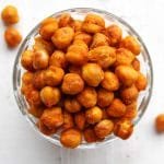 Grão de bico assado crocante e saboroso