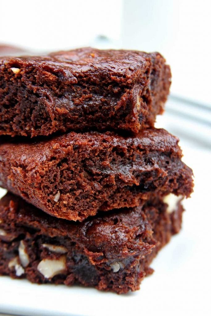 Receita de Brownie Vegano sem glúten, sem soja, sem ovo, sem leite, muito simples e rápido de preparar!