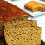 Pão de batata doce fit com farinha de arroz sem glúten e sem lactose