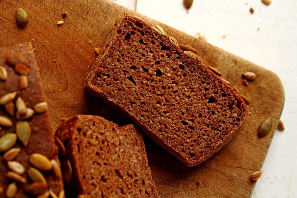 Receitas com Farinha de Teff - Pão vegano rápido com farinha de Teff sem glúten e sem lactose