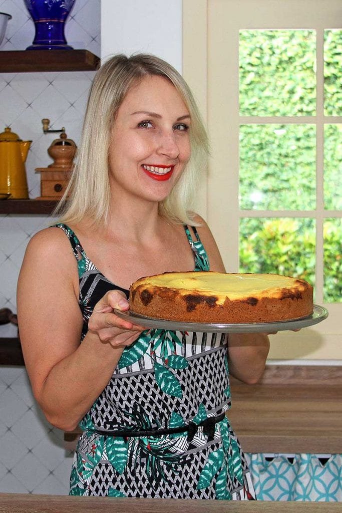 Receita de Käsekuchen Bolo de Queijo Alemão tradicional