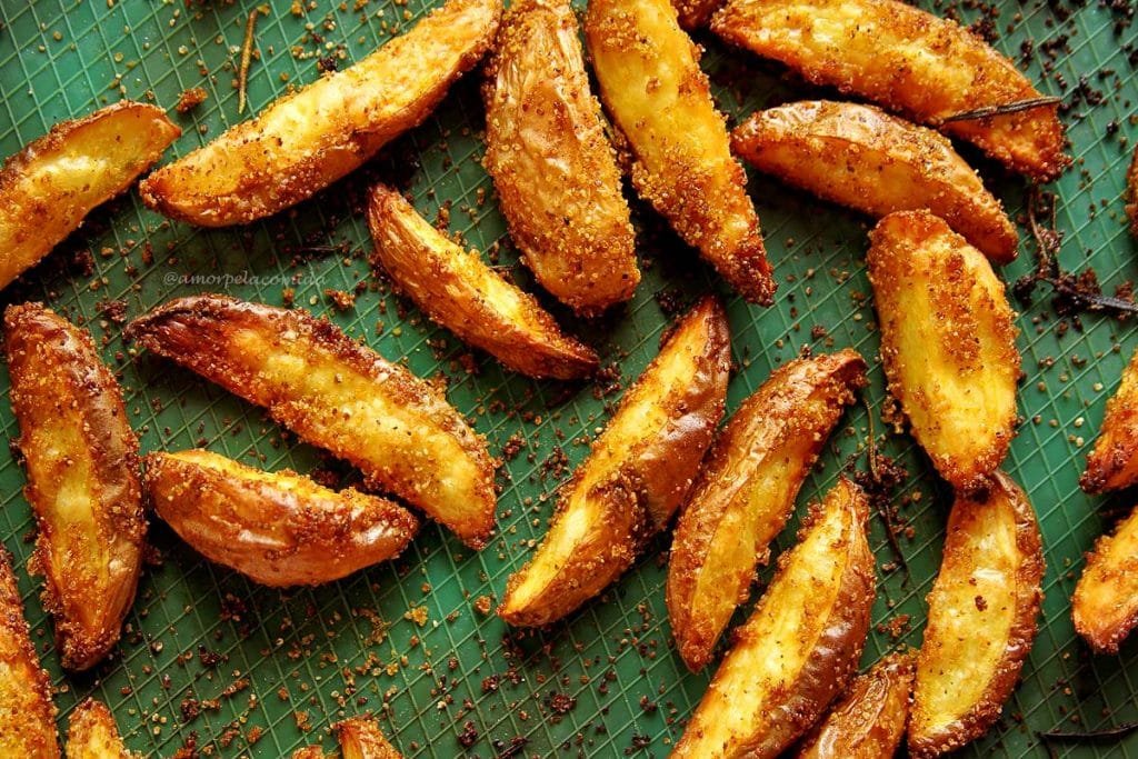 Receita de Batata frita assada no forno