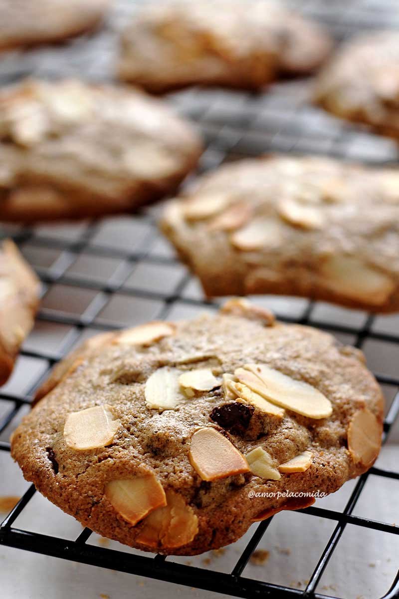 Como fazer cookies americano com gotas de chocolate sem glúten e sem lactose fácil e rápido!