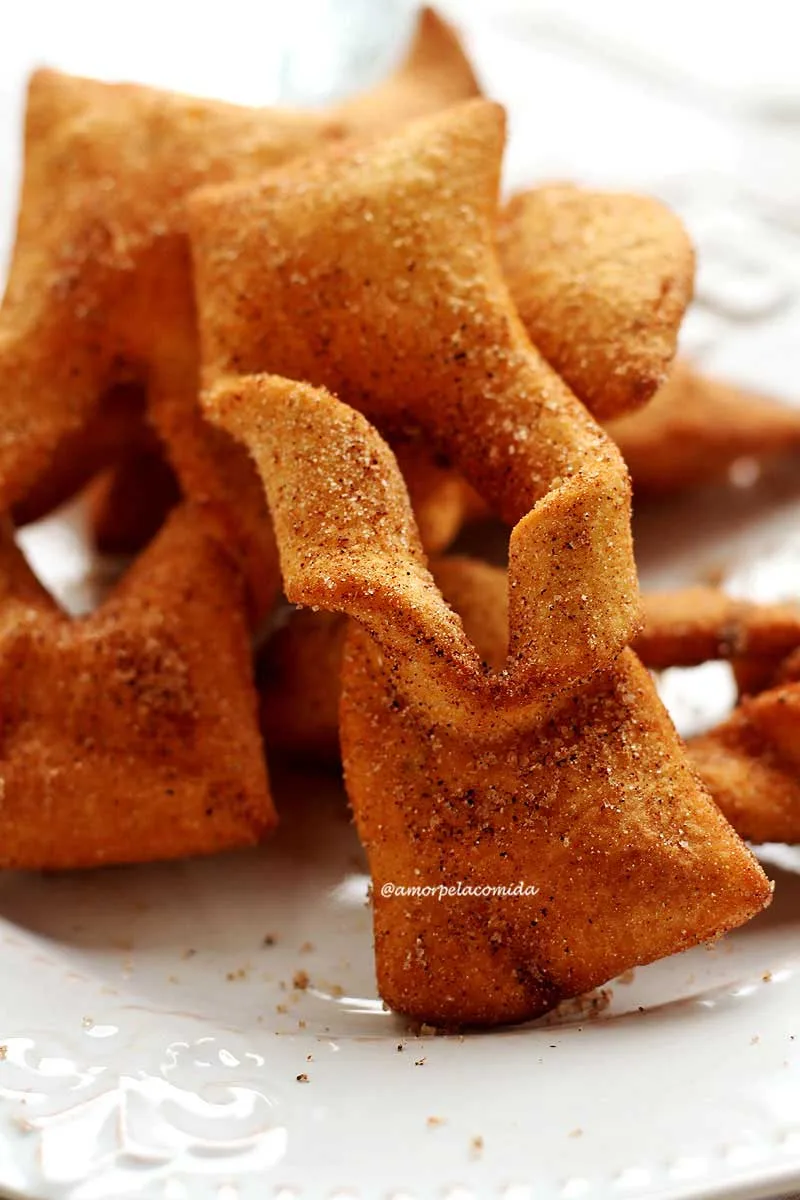Receta de orejas de gato, ropa interior transformada, grostoli sin gluten y sin lactosa