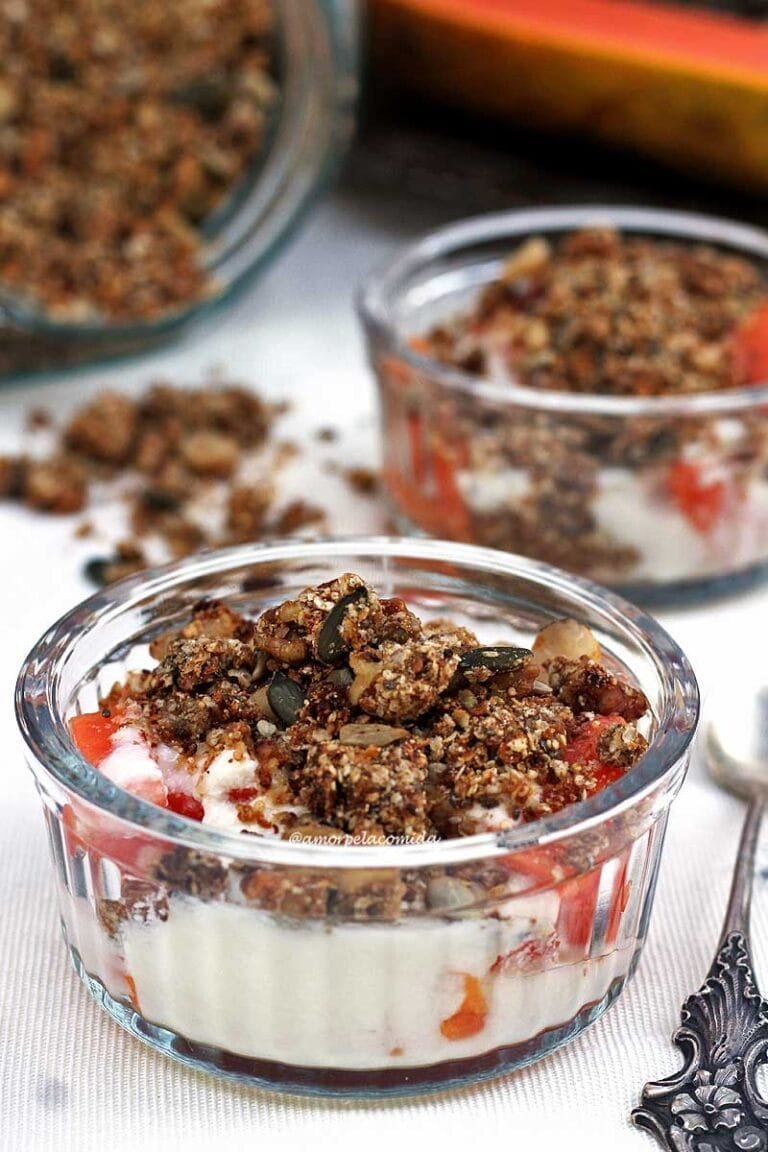 GRANOLA SAUDÁVEL SEM AÇÚCAR CASEIRA