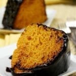 一片胡萝卜蛋糕，用巧克力糖霜躺在菜、小广场在底部，更多的一片在一食物