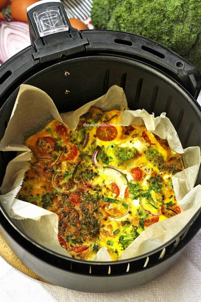 COMO FAZER OMELETE NA AIRFRYER Omelete dentro da airfryer